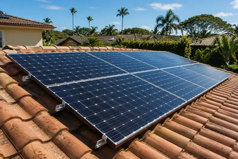 Installation de panneaux solaires à Ners